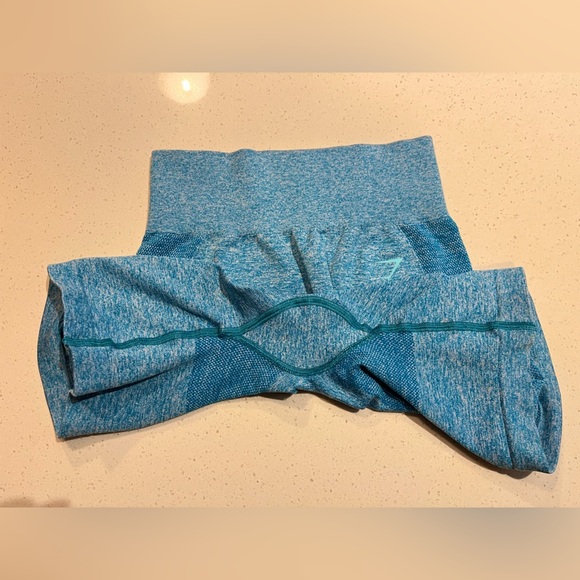 Gymshark Flex Shorts in Atlas Blue Marl Size Small - Picture 7 of 7